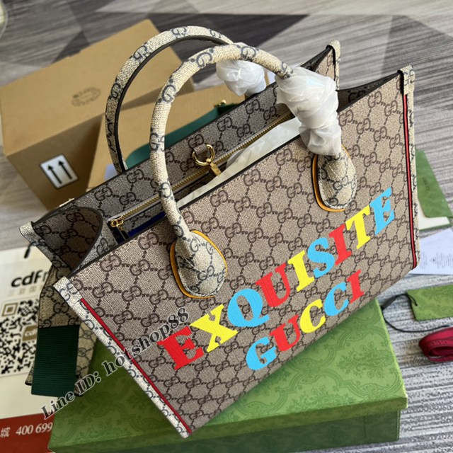 Gucci專櫃新款手提購物包 古馳Exquisite Gucci小號托特包680956 gqy4401